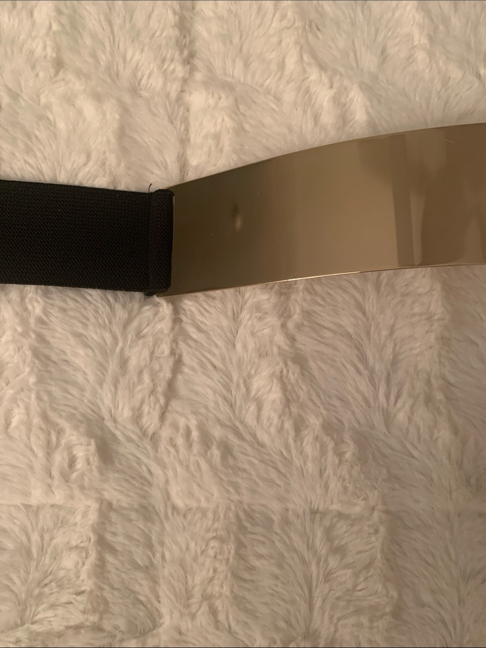 2B Bebe Black and Gold fashion belt - Picture 2 of 6
